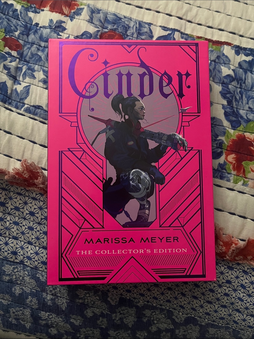 Cinder Collector's Edition Hardcover - Bright Pink Cover